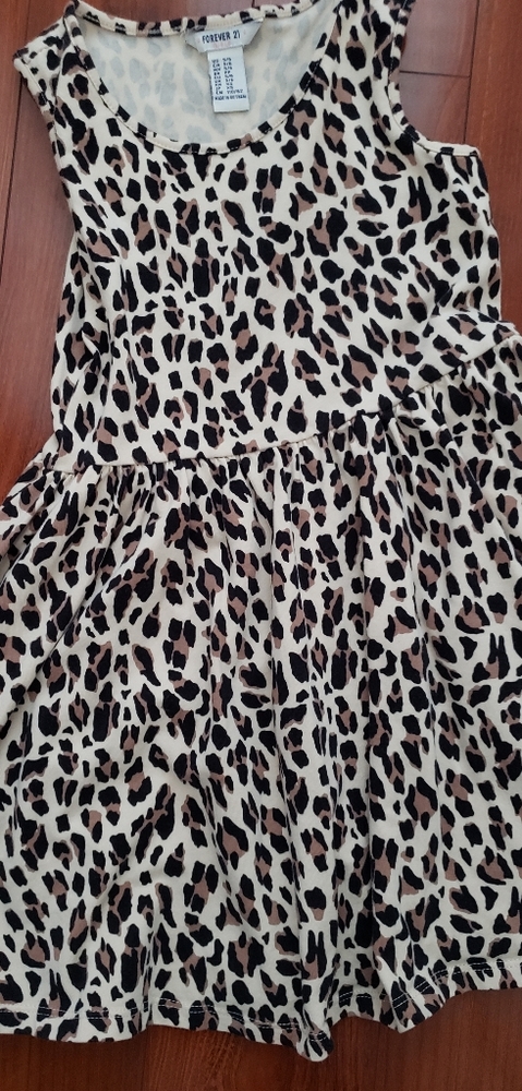 Leopard Print girls dress